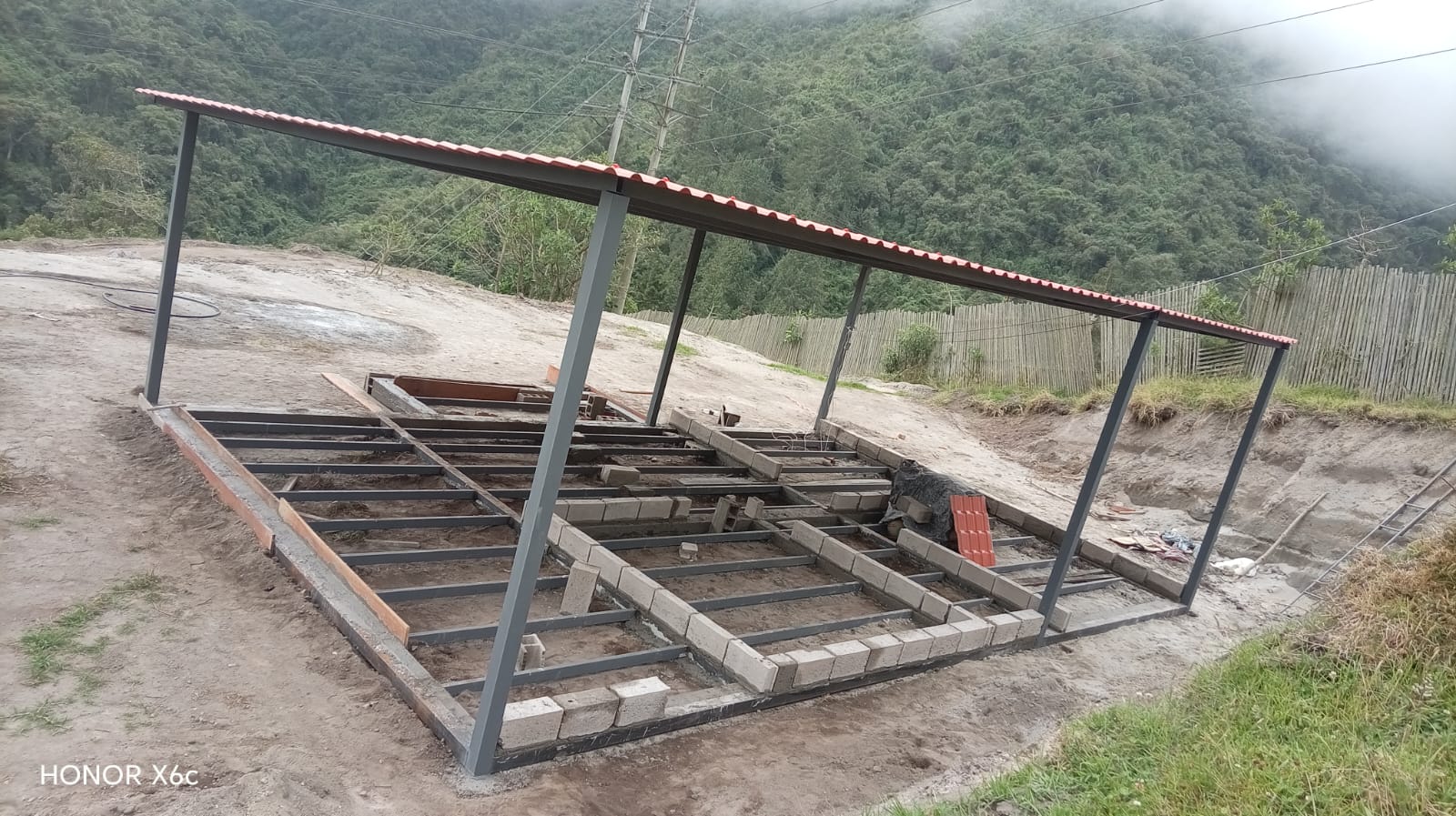Base estructural para proyecto de construcción Home Construcciones
